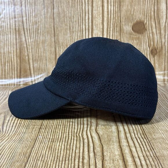 Kangol Tropic ventair Spacecap Baseball Golf Hat Black One Size - Picture 4 of 9